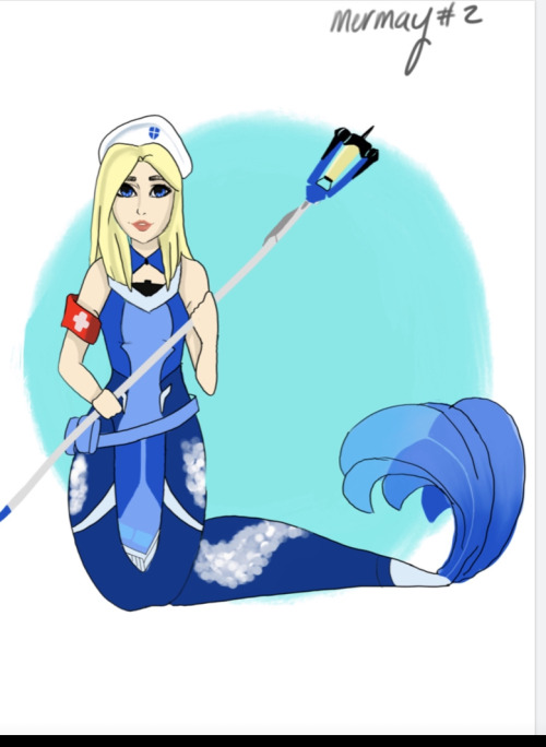 I Did Overwatch For Mermay Last Year, I Didnt Finish But I Have 8 More Sketches I Hope To Complete Someday.