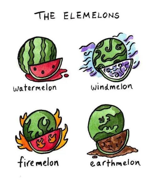 lokilovesllamas:werewolf-queen:lumos5001:long ago the four melons lived together in harmelony and th