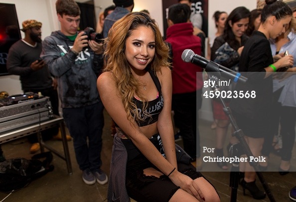 jasminev-news:  November 14th: Jasmine at her EP release party with Young &amp;