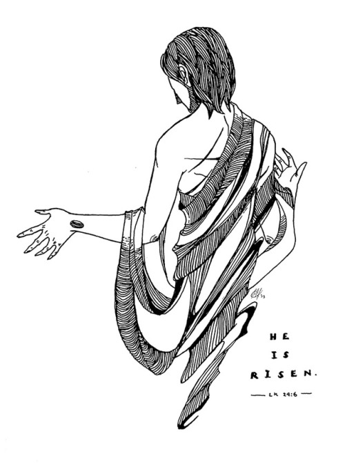 binary-bird:a piece from 4 years ago, but still a favorite.happy resurrection day!