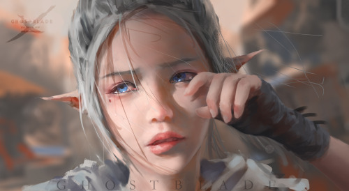 otakurei:  Amazing Art By WLOP 