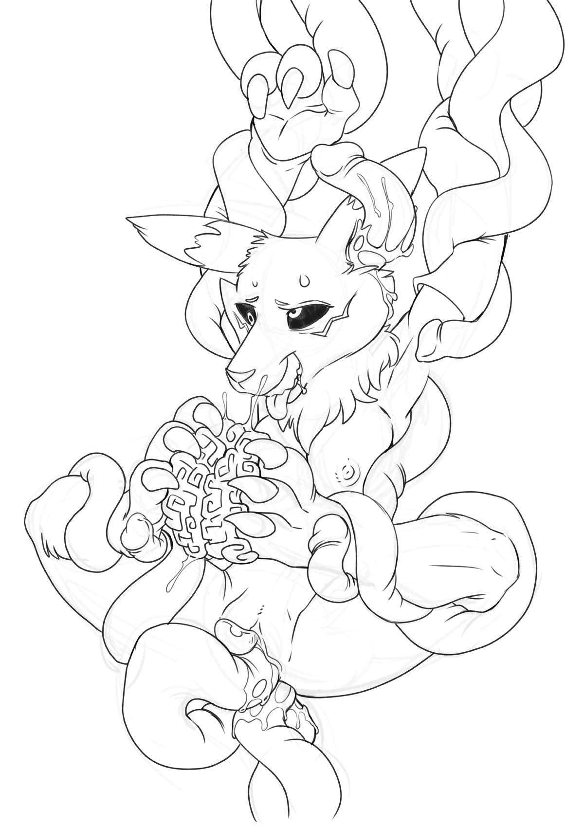 BrainlessPatreon Stream request for Zhiral of Renamon getting her brains fucked out