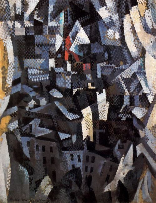 artist-delaunay: Ciudades. City, 1911, Robert Delaunay