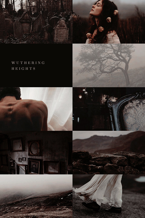 darrenjolras: LITERATURE AESTHETICS — wuthering heights, emily brontë         “I have dreamt in my life, dreams that have stayed with me ever after, and changed my ideas; they have gone through and through me, like wine through water, and altered