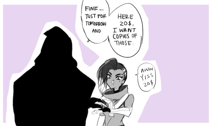 genbooty:  genbooty:  Sombra know what’s up  Bonus 😂  
