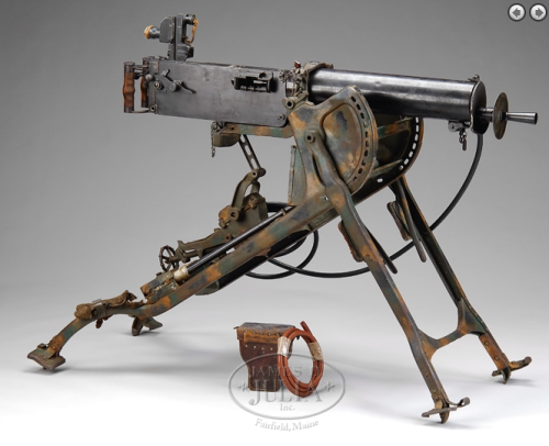 German Maxim MG/08 machine gun, circa World War I.Estimated Value: $18,000 - $28,000