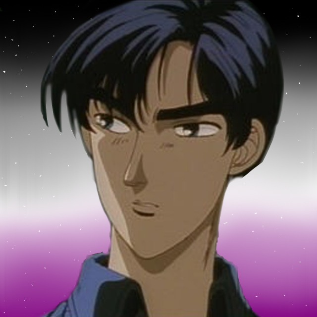 Ryosuke Takahashi from Initial D is a space ace!Requested by anon #ace discourse#acecourse #ace disk horse #Exclusionist#ryosuke takahashi#initial d#space ace#queue