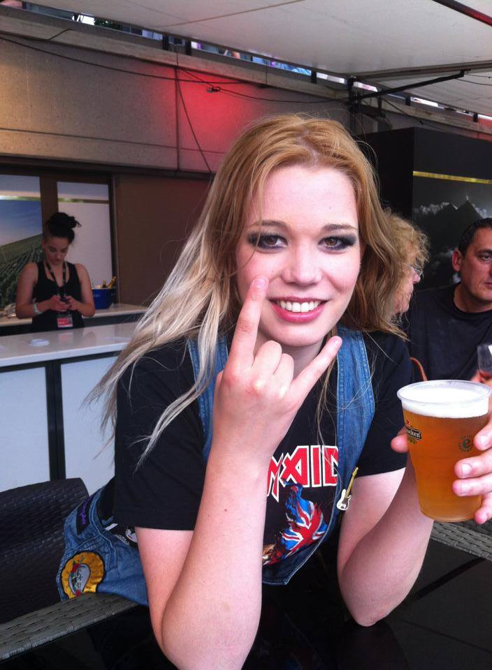 Sexy Girls in Iron Maiden Shirts