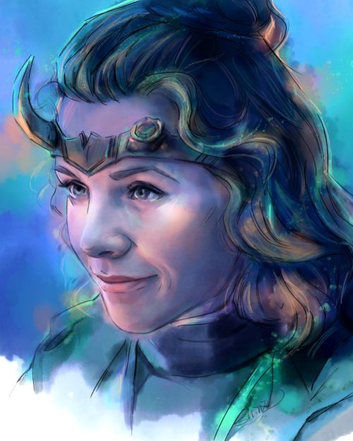 Happy #fanartfriday You’re not alone I just love her character and energy#sylvie #loki @officialloki