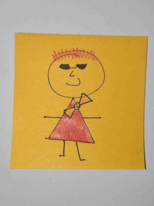 Good omens' Crowley in Shax's dress