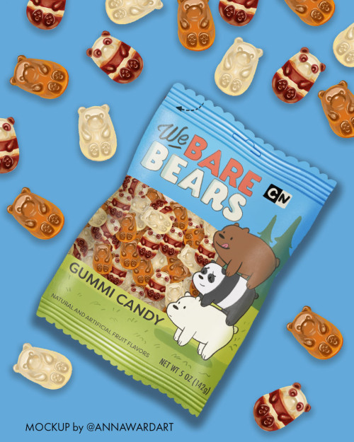  I love We Bare Bears. I had a desire to buy #WeBareBears gummi bears. I couldn&rsquo;t find any so 