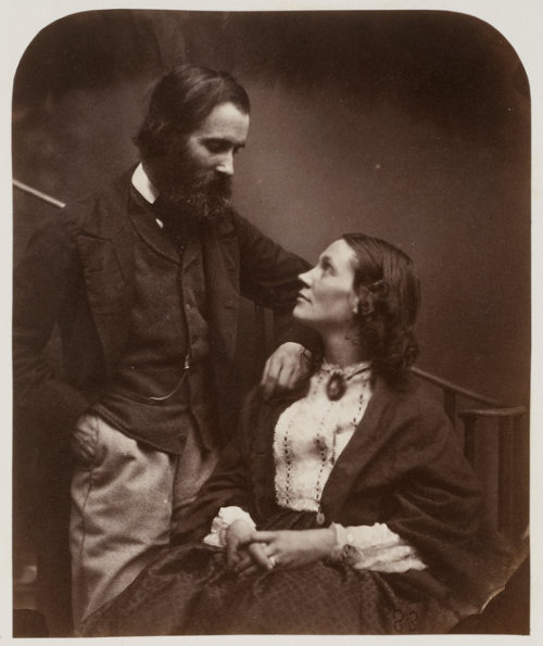Alexander Munro and his wife Mary Carruthers photographed by Lewis Carroll, 1863