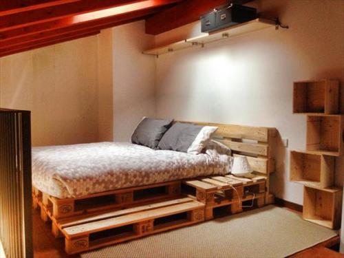 luisbermudezm:  Ideas para el hogar: Pallet Bed 