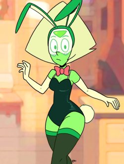 eyzmaster:  Bunny Girl Jam 2016 09 Peridot by theEyZmaster   &lt;3 &lt;3 &lt;3