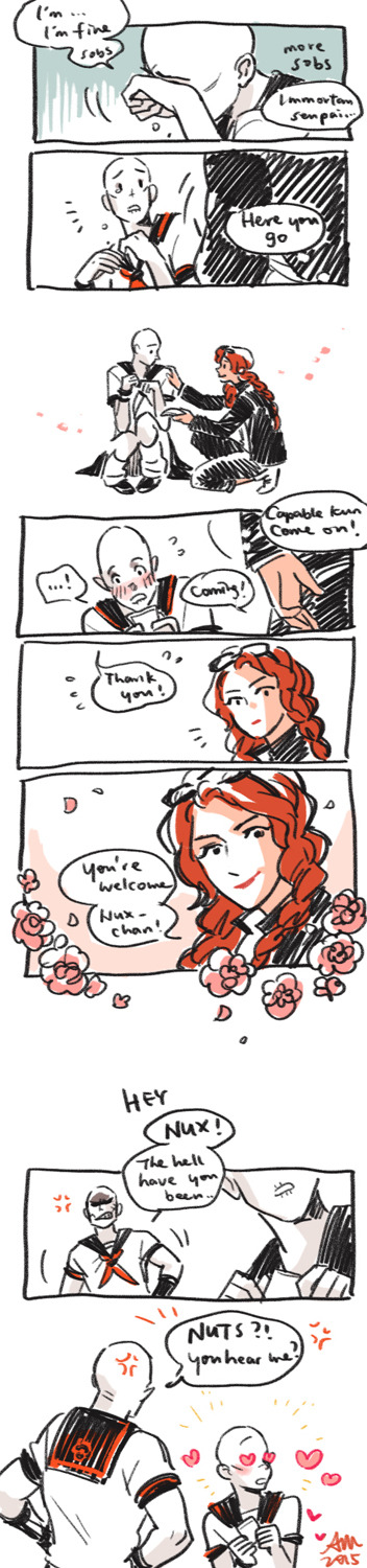 temariart:  ケイパブル先輩とわたし(///´∀`///)♡*throws self off cliff*
