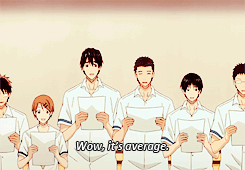 hakurens:  Reactions to Kuroko’s and Bakagami’s midterm results      
