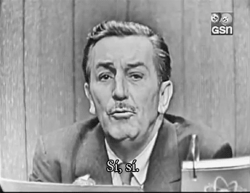 thimbles-acorns-pixiedust:  disneyprincessofthemonthclub:  lackyannie:  carnationplaza:   “I think it’s Walt Disney.” What’s My Line - broadcast on November 11th, 1956. (x)   AHHHHHHHIASFHISAHIAHFASHFSHAIFAHSIFSHAFAHHAHHHHHHH  I will never