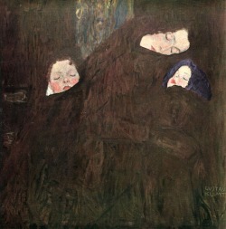 paintdeath:  Mother with Children by Gustav Klimt
