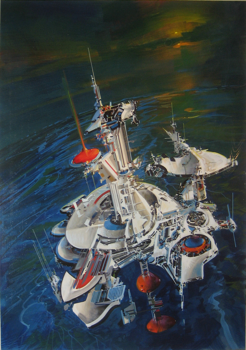 70sscifiart:  Works by John Berkey.