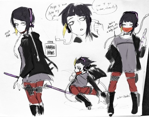 nadaboodraws:  Sketches of Villain Class 1-A. I’m still making some rough ideas for Jirou and Todoroki.   What do you guys think?