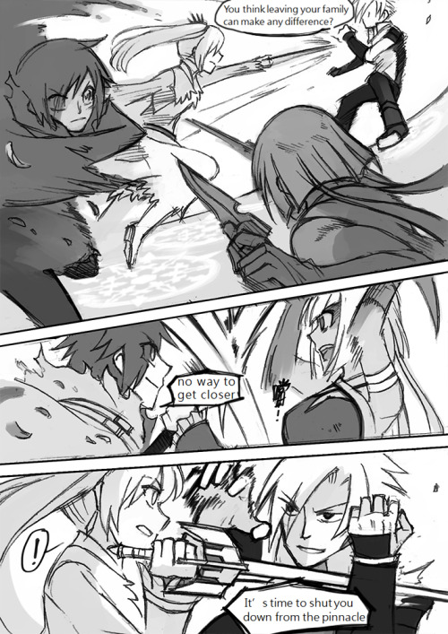 ookaminoki:      Ch2-3 >>> Huntress AU page.   