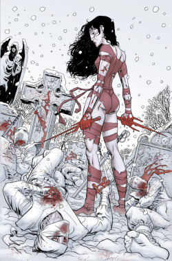 westcoastavengers:  Elektra by Mike Hawthorne