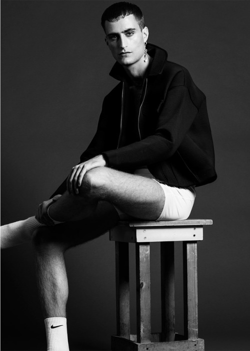 kirztym:Adrian Bernal photographed by Vicente Monedero and styled by Cesar Darío.