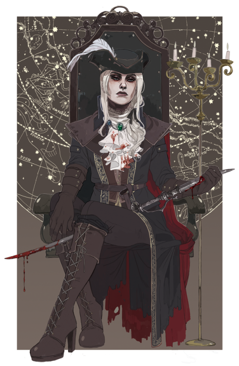 artbyalexis: a lady maria print i did for ECCC! as always, follow me @/alexisparade on twitter for m