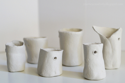 Air drying clay pots — ANNIE HAMMAN ART