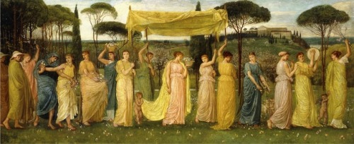 The Advent of Spring, Walter Crane, 1873