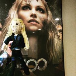 DAY ONE HUNDRED AND THREE. A very thoughtful gift from @jopinionated! Looks just like @elizajaneface, gun and all. #the100