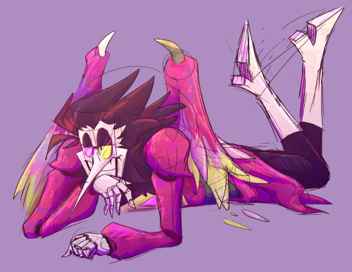 Various Spamton Drawings From The Past Couple Months