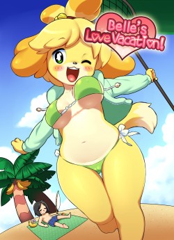 itshannahscandy:  Belles’s Love Vacation I was bothered that all the other posts left out half the comic, so I made a complete version   isabelle waifu~ &lt;3