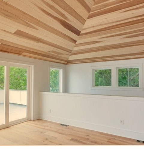 Transitional Deck - Deck Inspiration For A Mid-sized Transitional Rooftop Deck Remodel With No Cover