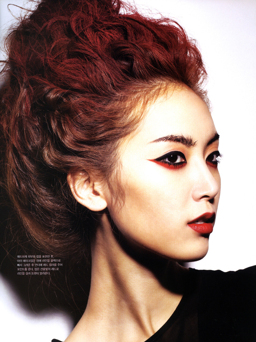 koreanmodel:  Park Min Ji for Hair Graphy Feb 2013 