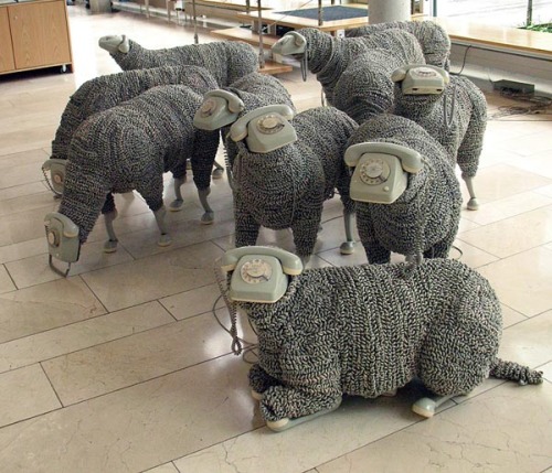 Sheep Installation by Jean Luc Cornec Check out more about the installation by Jean Luc Cornec or discover other art on WE AND THE COLOR.
Follow WATC on:
Facebook
Twitter
Google+
Pinterest
Flipboard
Instagram