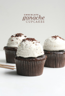 thecakebar:  Chocolate Ganache Cupcakes 