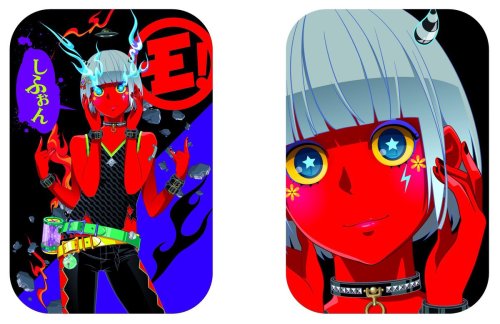 Illustrated pouches for idol group You’ll Melt More! by Hiroyuki-Mitsume Takahashi available at UFO 