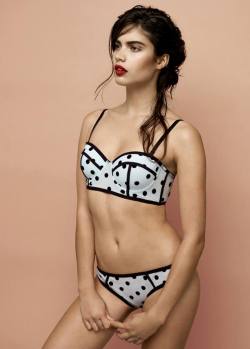 atropolis:  Sara Sampaio for Maison Simons Lingerie Fall/Winter 2013.14 Ad Campaign. 