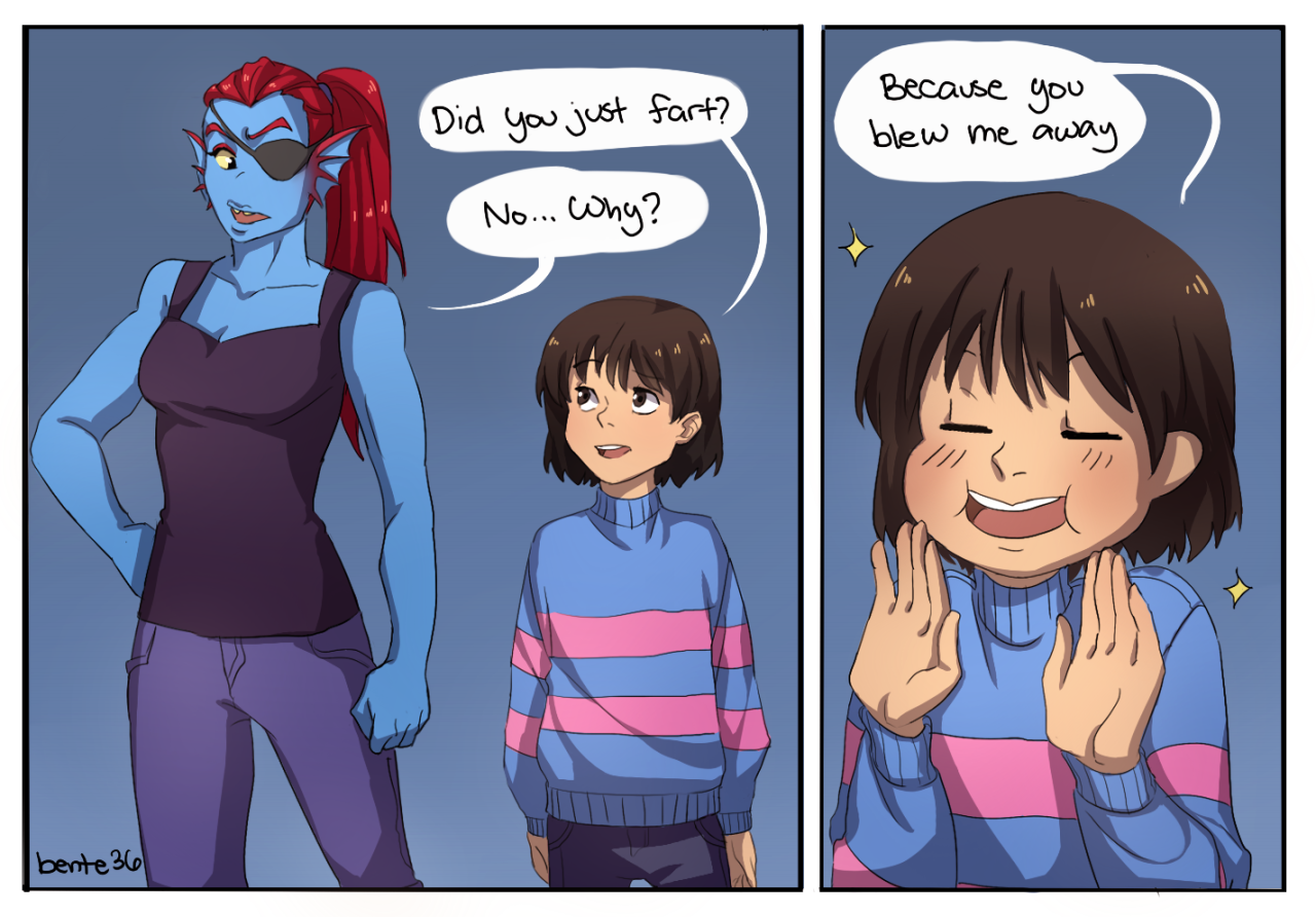bente36:Frisk + pick-up lines …I had too much fun drawing this.omfg I love it X3