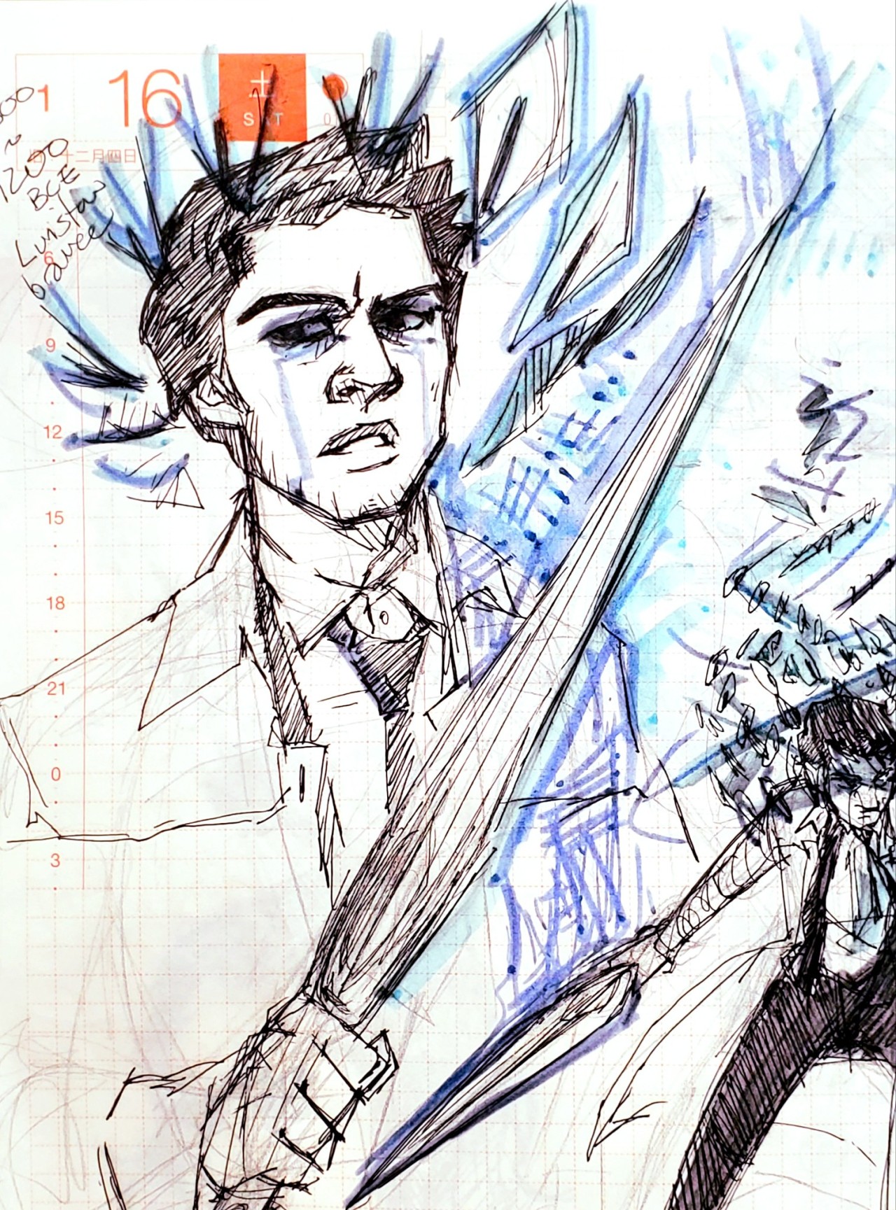 perpetuallycaffeinated:Messy Godstiel doodles porn pictures