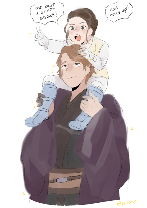 eszart:I don’t think I posted those two star wars sketches I did QwQ happy star wars day!