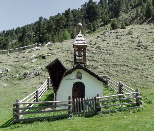 Cappella di St. Wendelin, Ochsenberg (Malga dei Buoi), Bolzano.