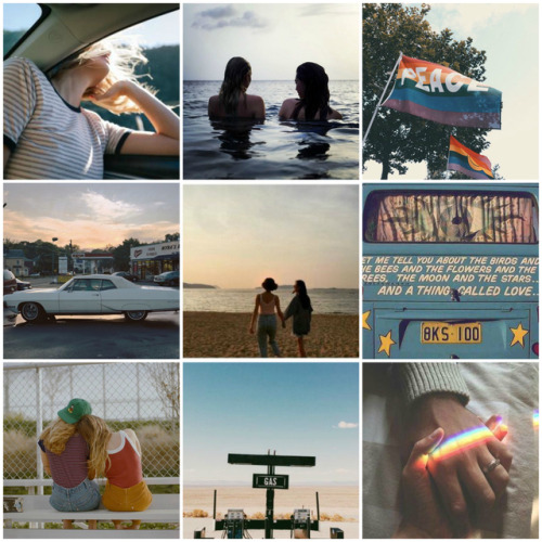 rosyreminders: wlw summer roadtrip aesthetic // “Every heart sings a song, incomplete, until a