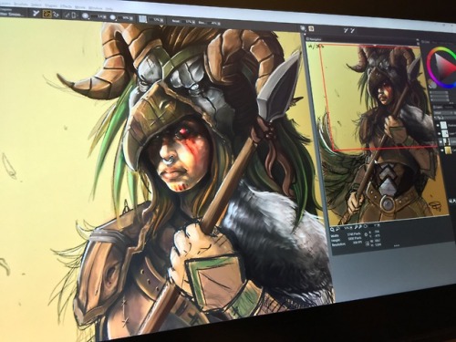 Work in Progress in Corel Painter 2019!