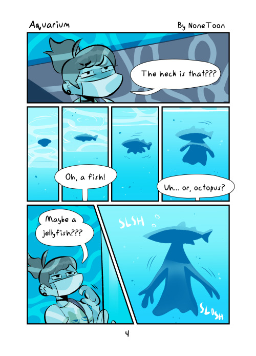 nonetoon: New comic, simply titled Aquarium! Hope you all enjoy the fun new guy!