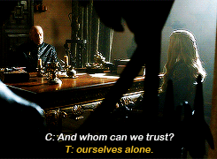 tywinllannister:  → I am Cersei Lannister, a lion of the Rock, the rightful queen