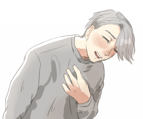 karendoodles: Victor having a heart attack over Yuuri’s baby pictures 