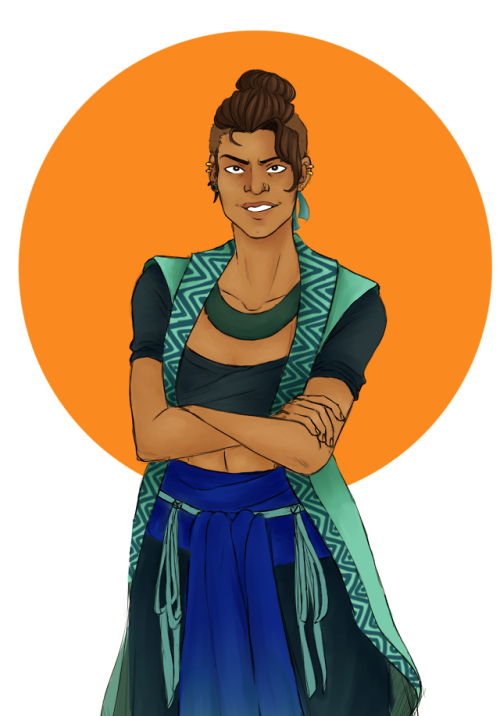 criticalrole-described:novarcade:@agent-korilina  here’s ya Monk[id: art of beau from cri