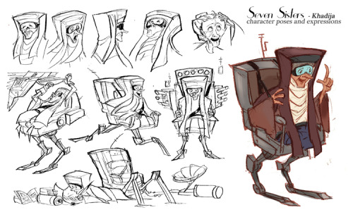 cannedviennasausage:isaia-arts:isaia:Moar “Seven Sisters” character designs for my CTNx 
